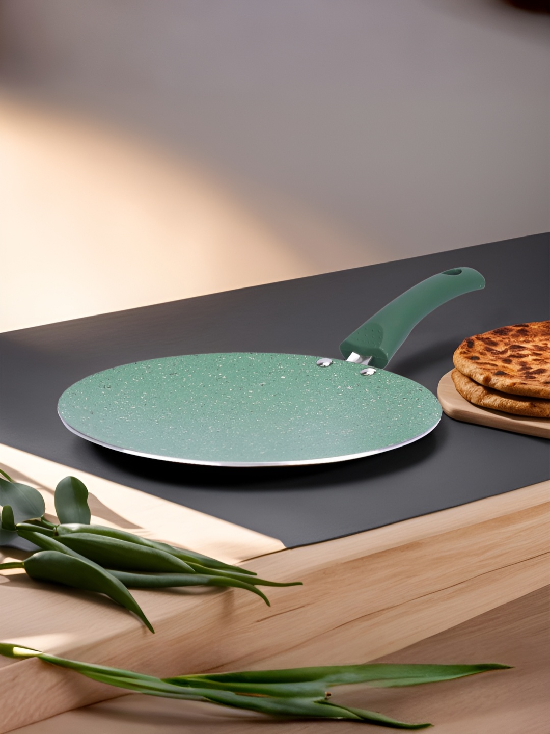 

USHA SHRIRAM Green Nonstick Roti Tawa