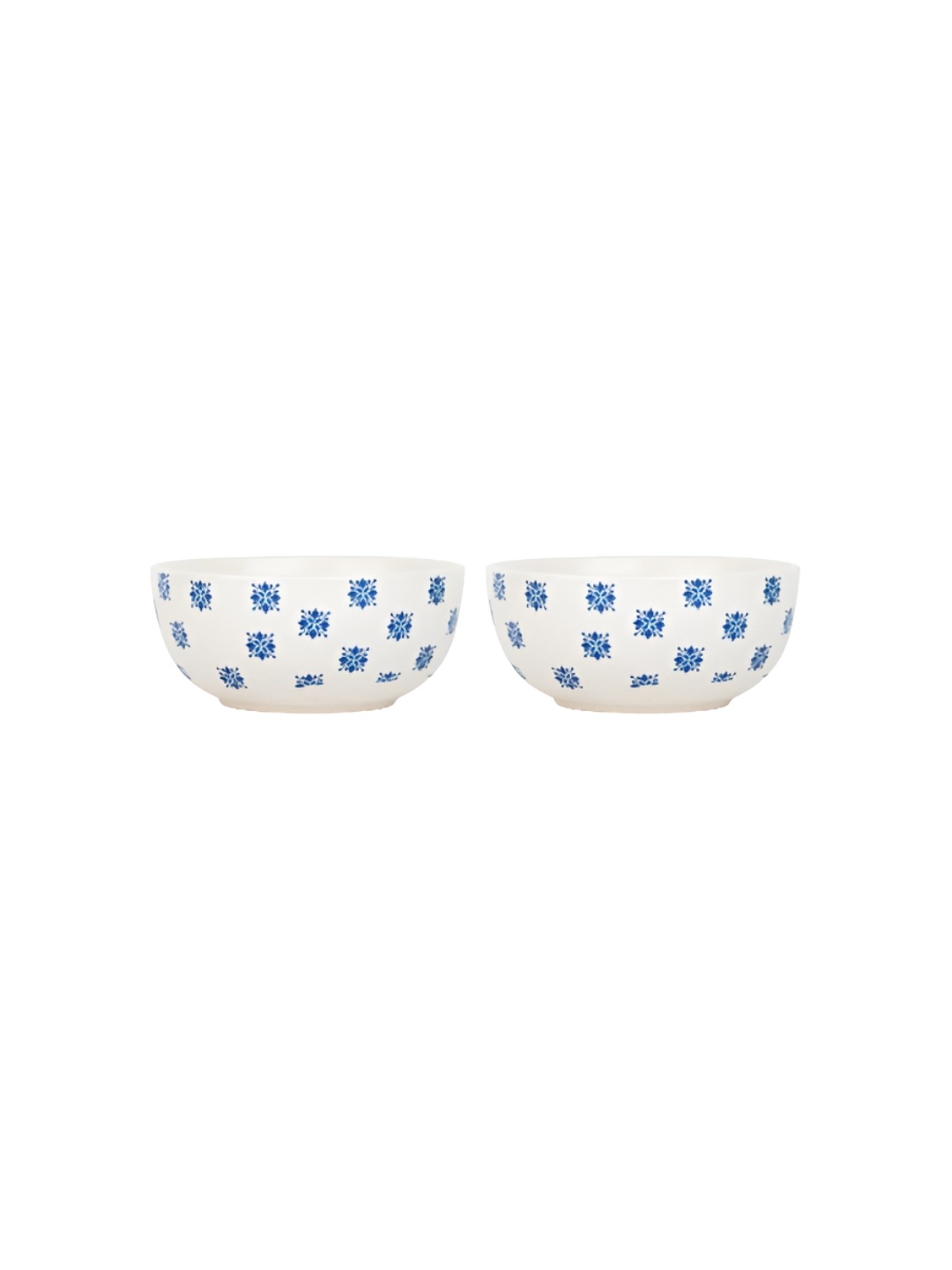 

USHA SHRIRAM White 2 Pieces Ceramic Bowls