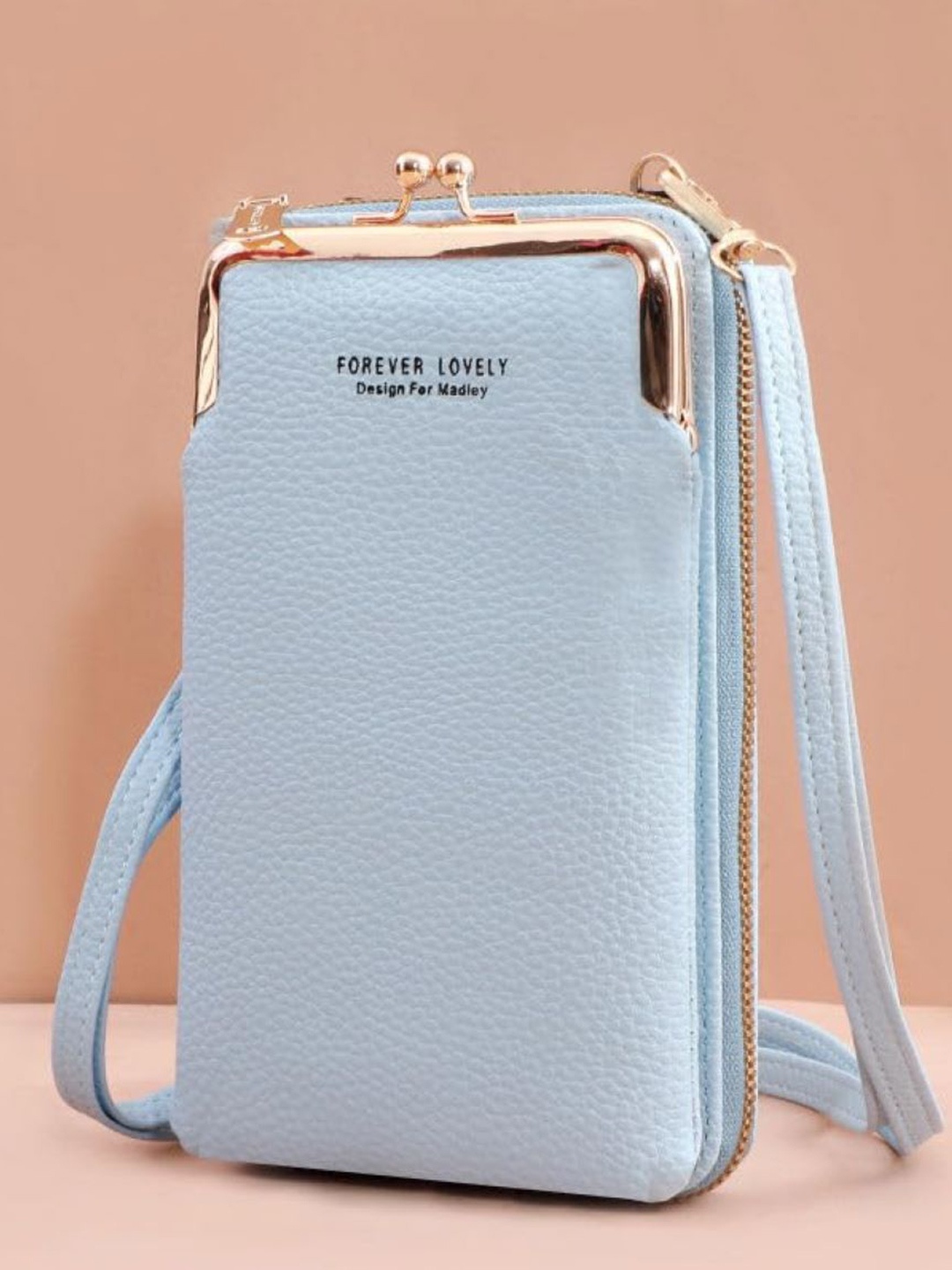 

SYGA Textured Sling Bag, Blue