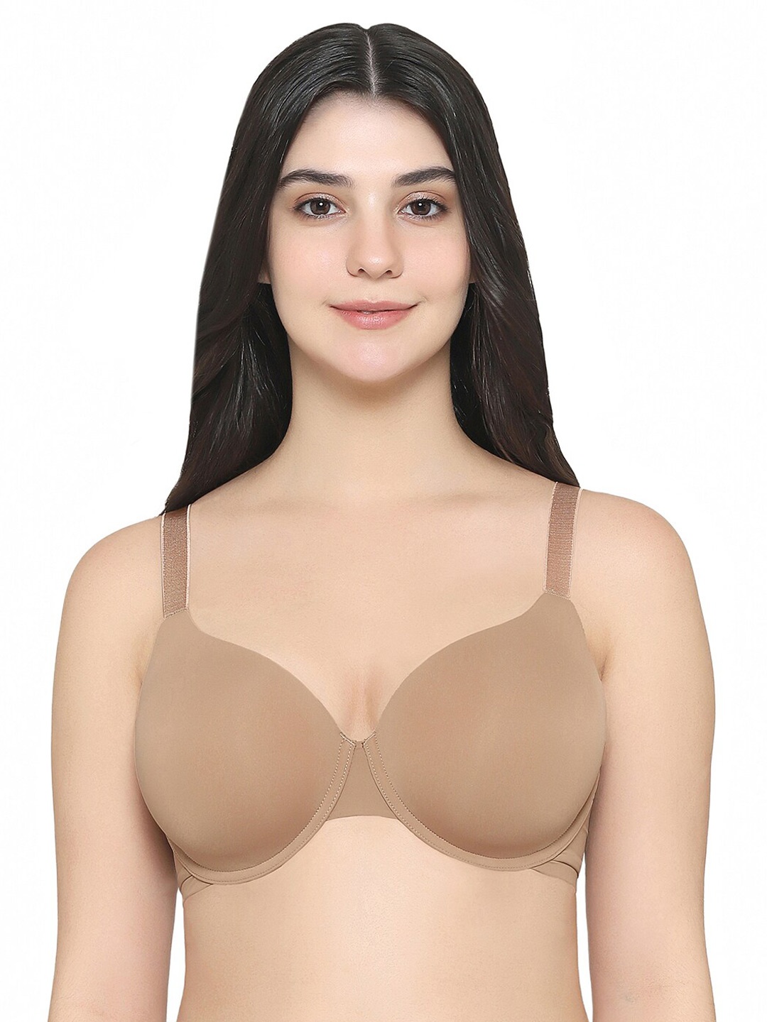 

Wacoal Full Coverage Underwired Lightly Padded Rapid-Dry T-shirt Bra With All Day Comfort, Beige
