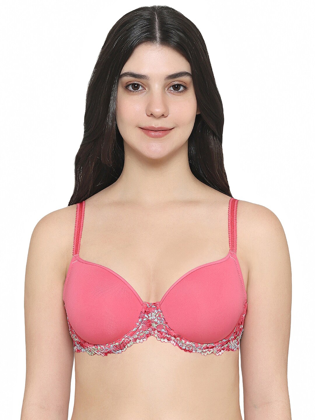 

Wacoal Half Coverage Underwired Lightly Padded Bra, Pink