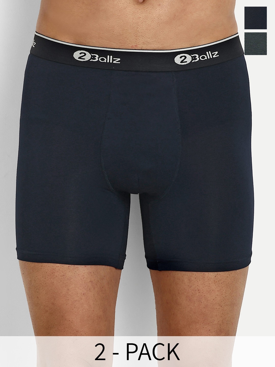 

2BALLZ Pack Of 2 Trunks KBUG-P2-2BRT, Navy blue