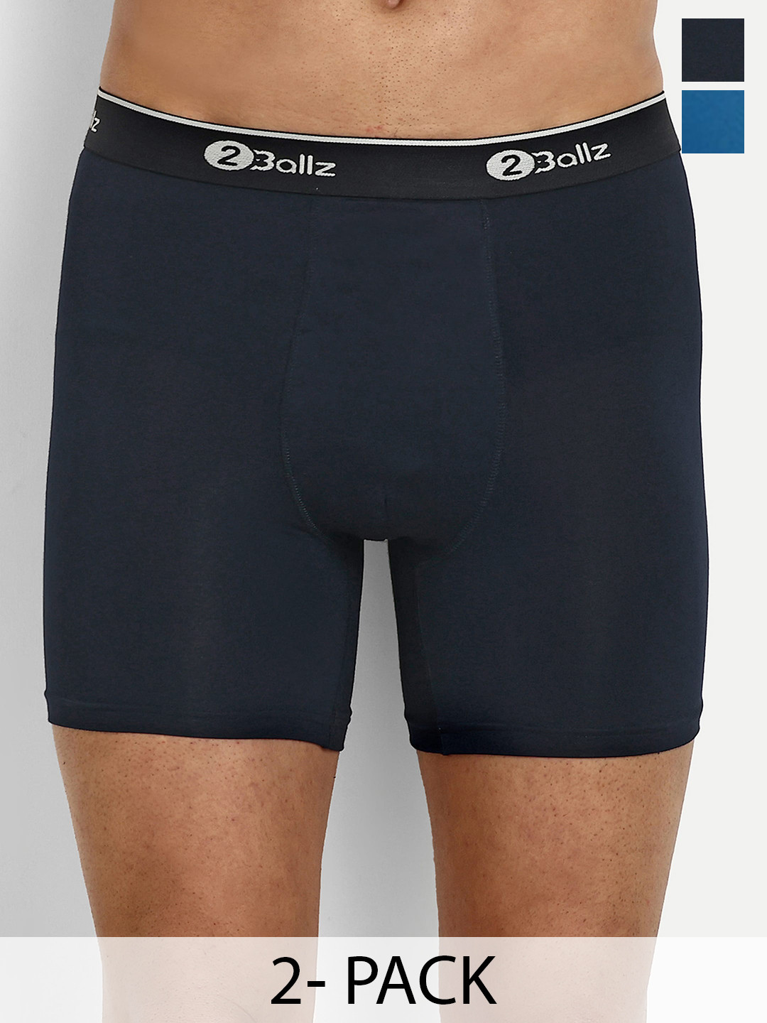 

2BALLZ Pack Of 2 Trunks KBHB-P2-2BRT, Blue