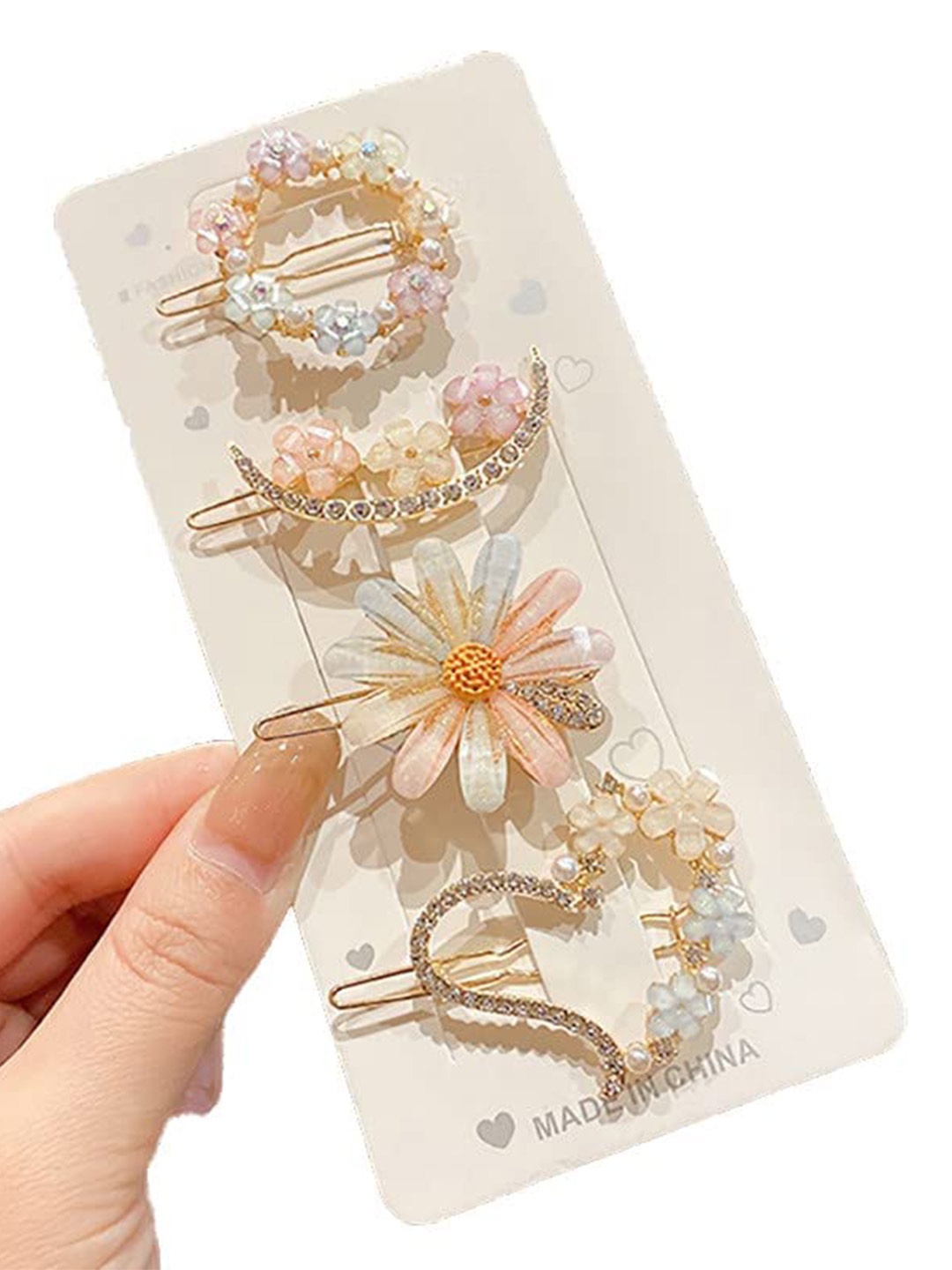 

BAESD Girls Set of 4 Bobby Pins, Gold