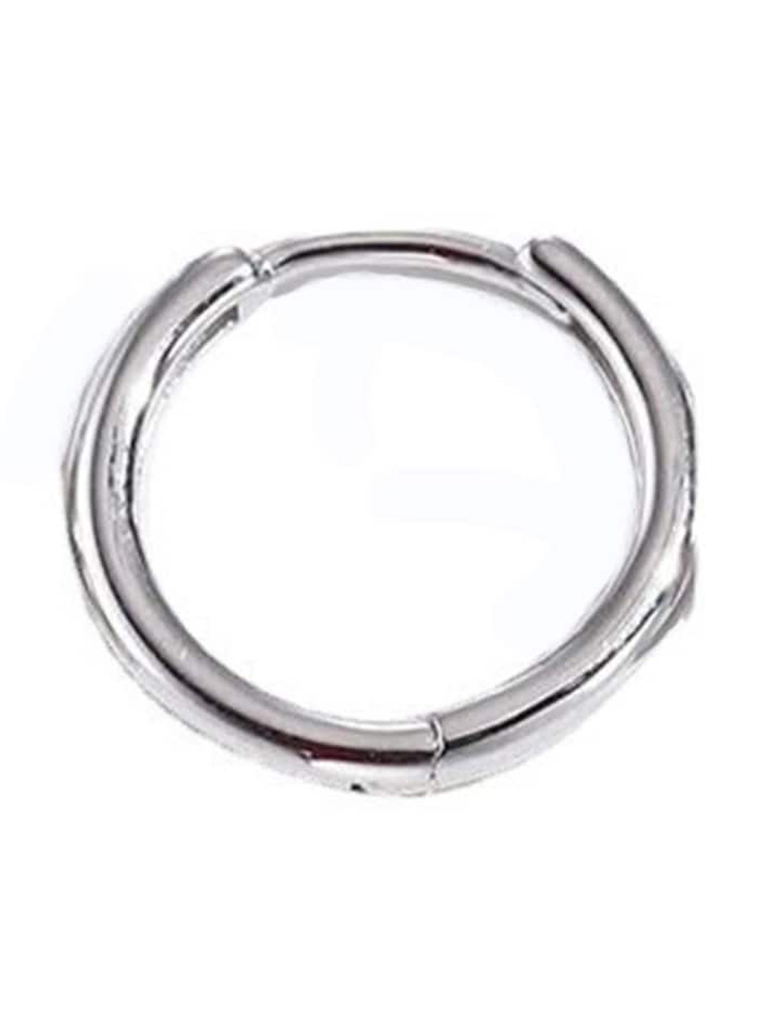 

SALTY Men Contemporary Hoop Earrings, Silver