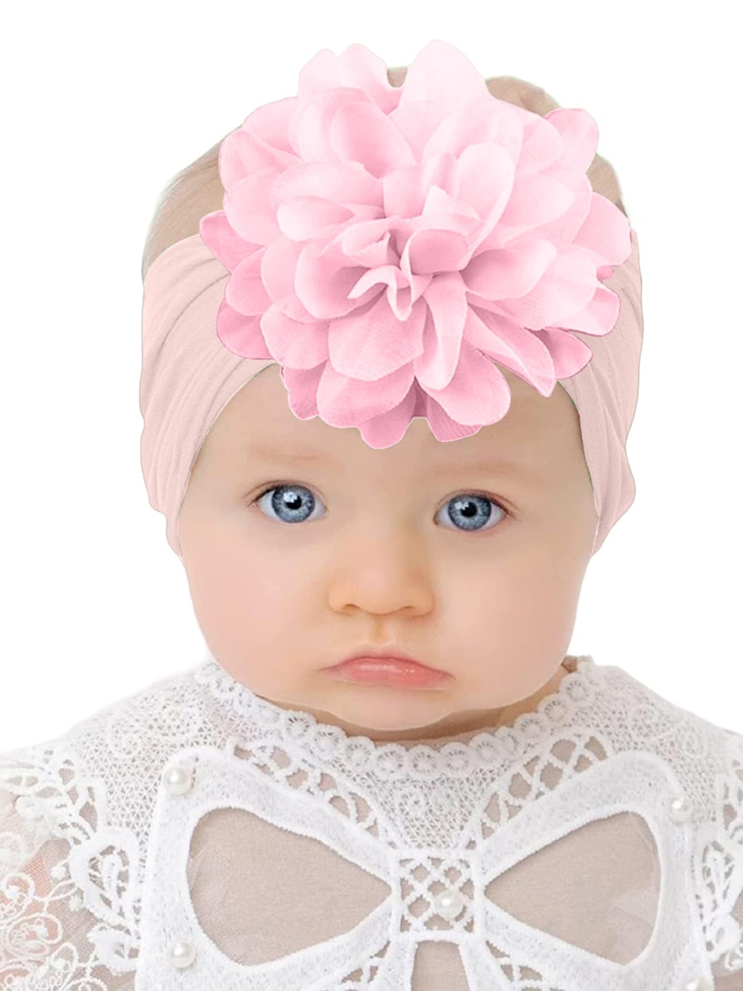 

SYGA Infant Floral Stretchable Headband, Pink