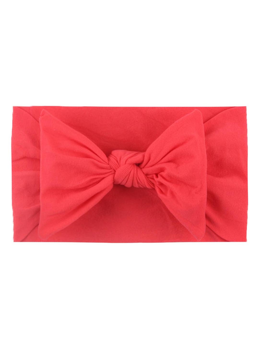 

SYGA Infants Girls Bow Stretchable Headband, Red