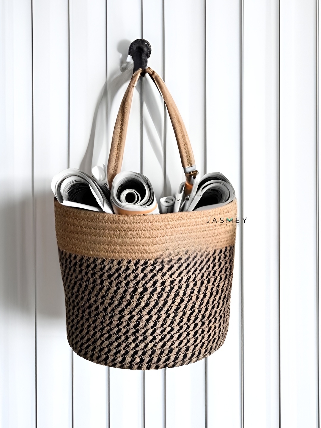 

JASMEY HOMES Black Self Design Outdoor Multi-Utility Hanging Organiser