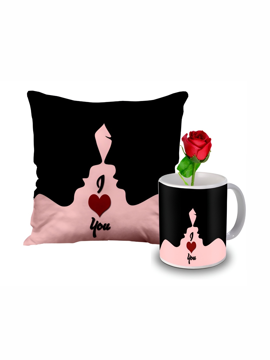

ME & YOU Black & Pink 3 Pcs Printed Home Gift Sets