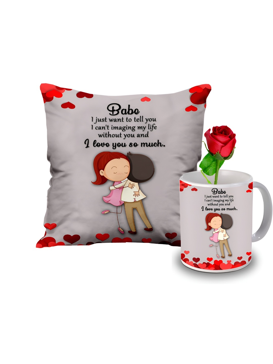 

ME & YOU Grey 3 Pcs Printed Home Gift Sets