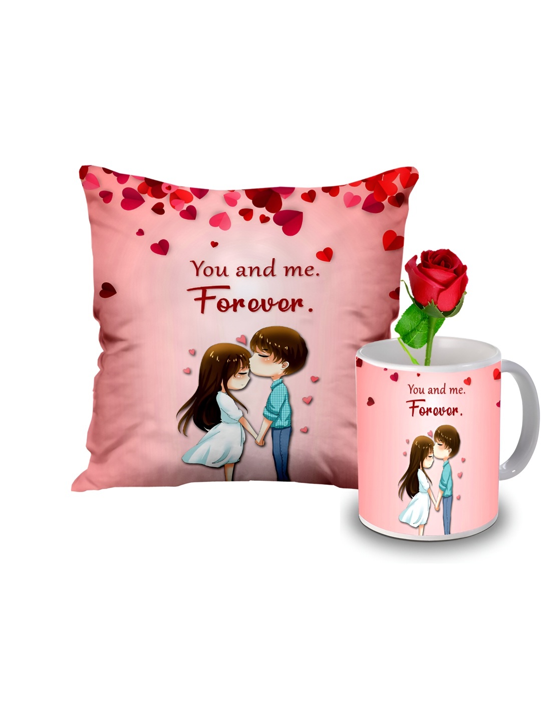 

ME & YOU Pink 3 Pcs Printed Home Gift Sets