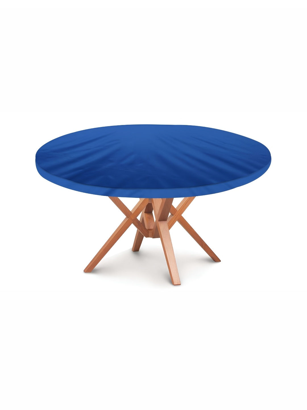 

Stylista Blue Waterproof Round Fitted Table Cover