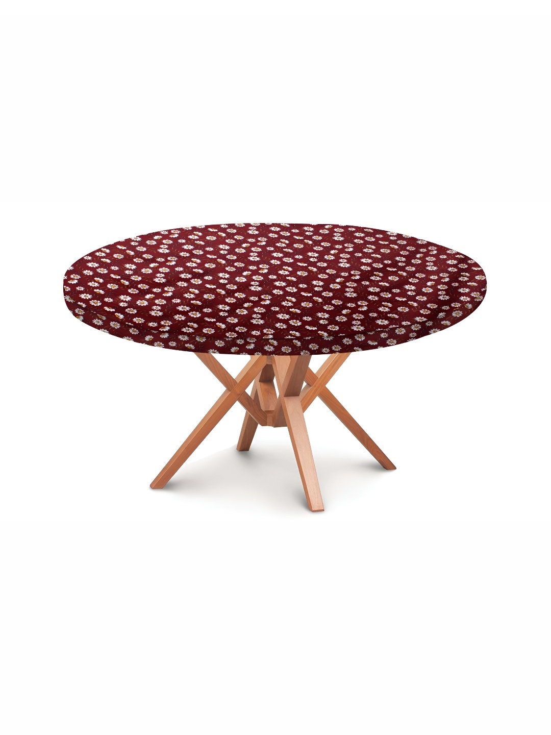 

Stylista Red & White Floral Printed Waterproof Elasticated Round 4 Seater Table Cover