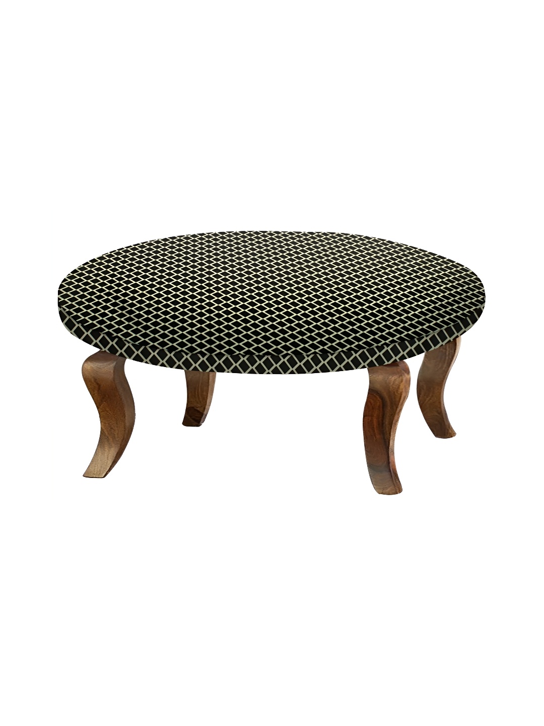 

Stylista Brown Checked Waterproof Round 2 Seater Table Cover