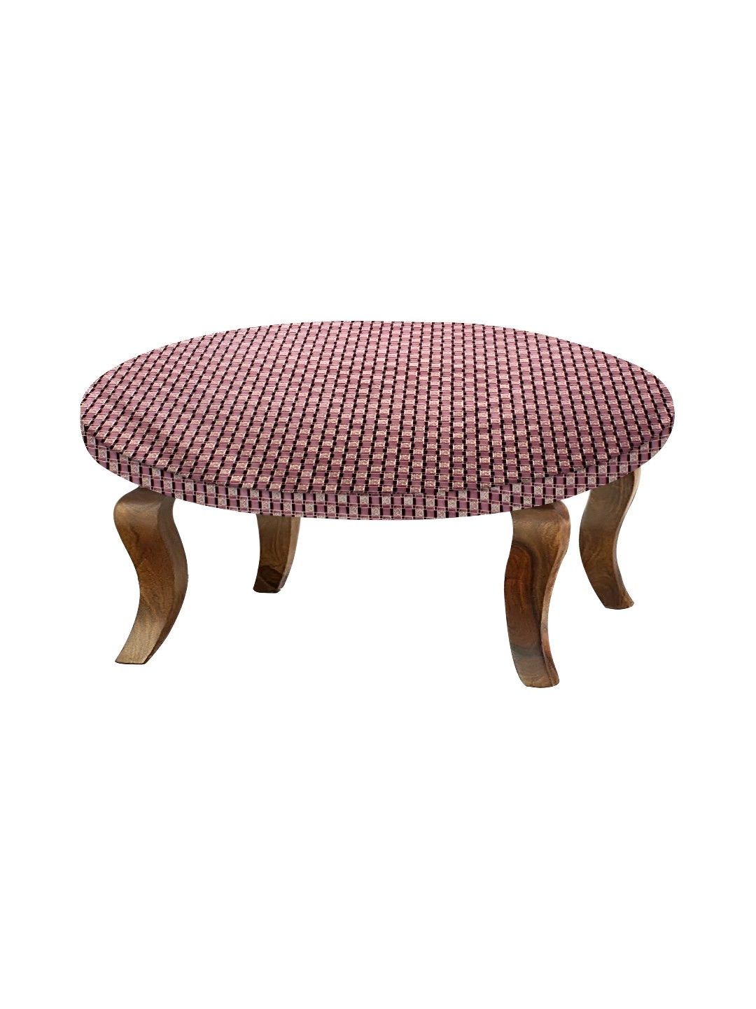 

Stylista Pink & Black Geometric Waterproof Round Elasticated 2 Seater Table Cover