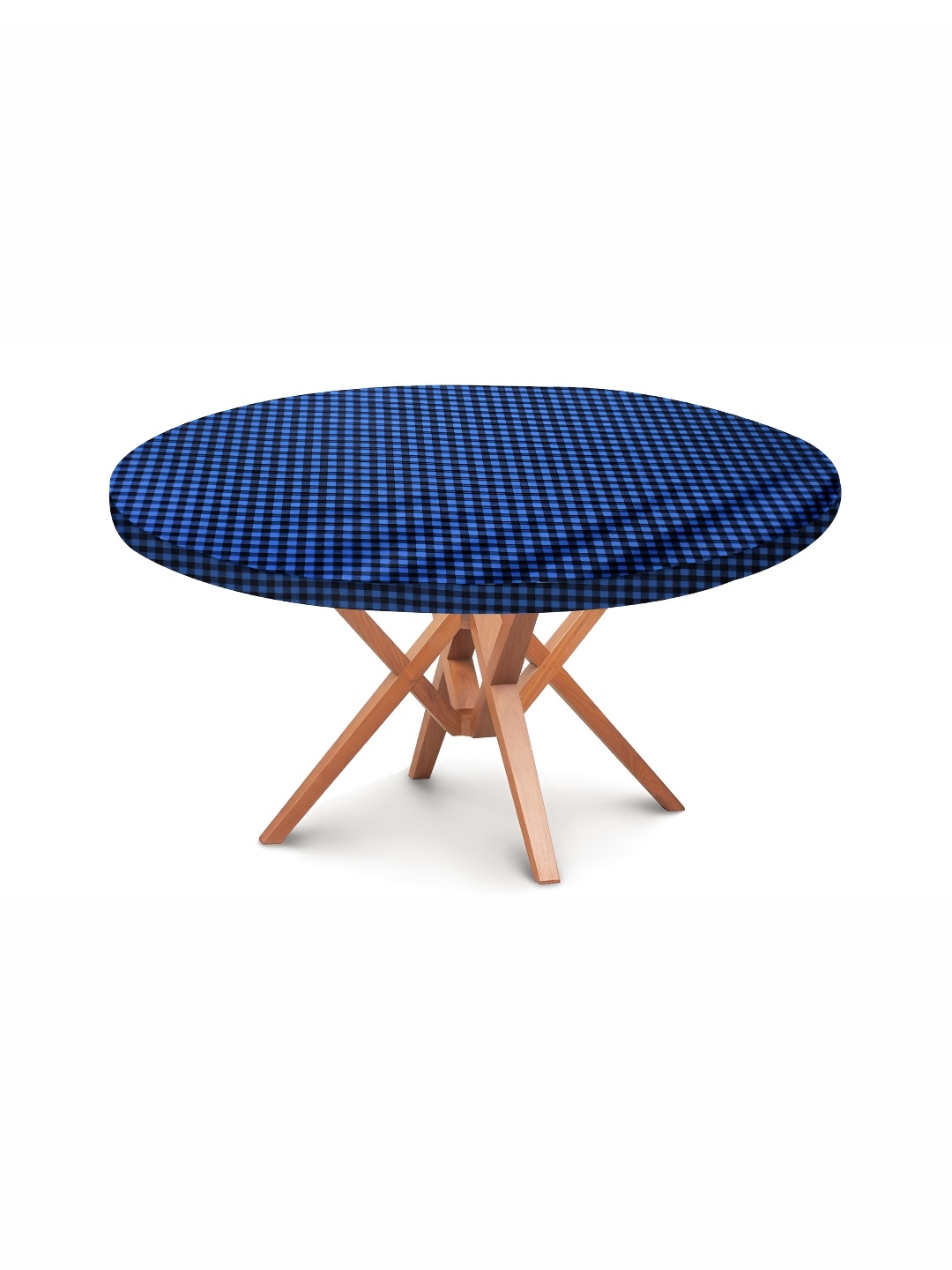 

Stylista Blue & Black Waterproof Round Elasticated 4 Seater Table Cover
