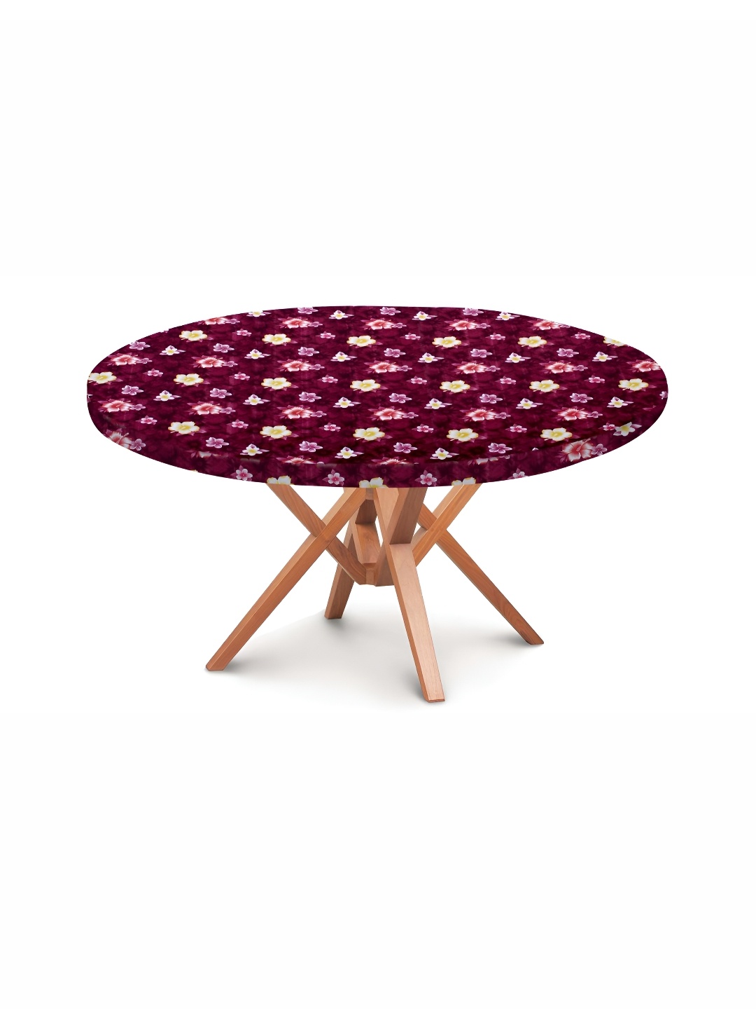 

Stylista Red & Pink Floral Printed Waterproof Round Elasticated 4 Seater Table Cover