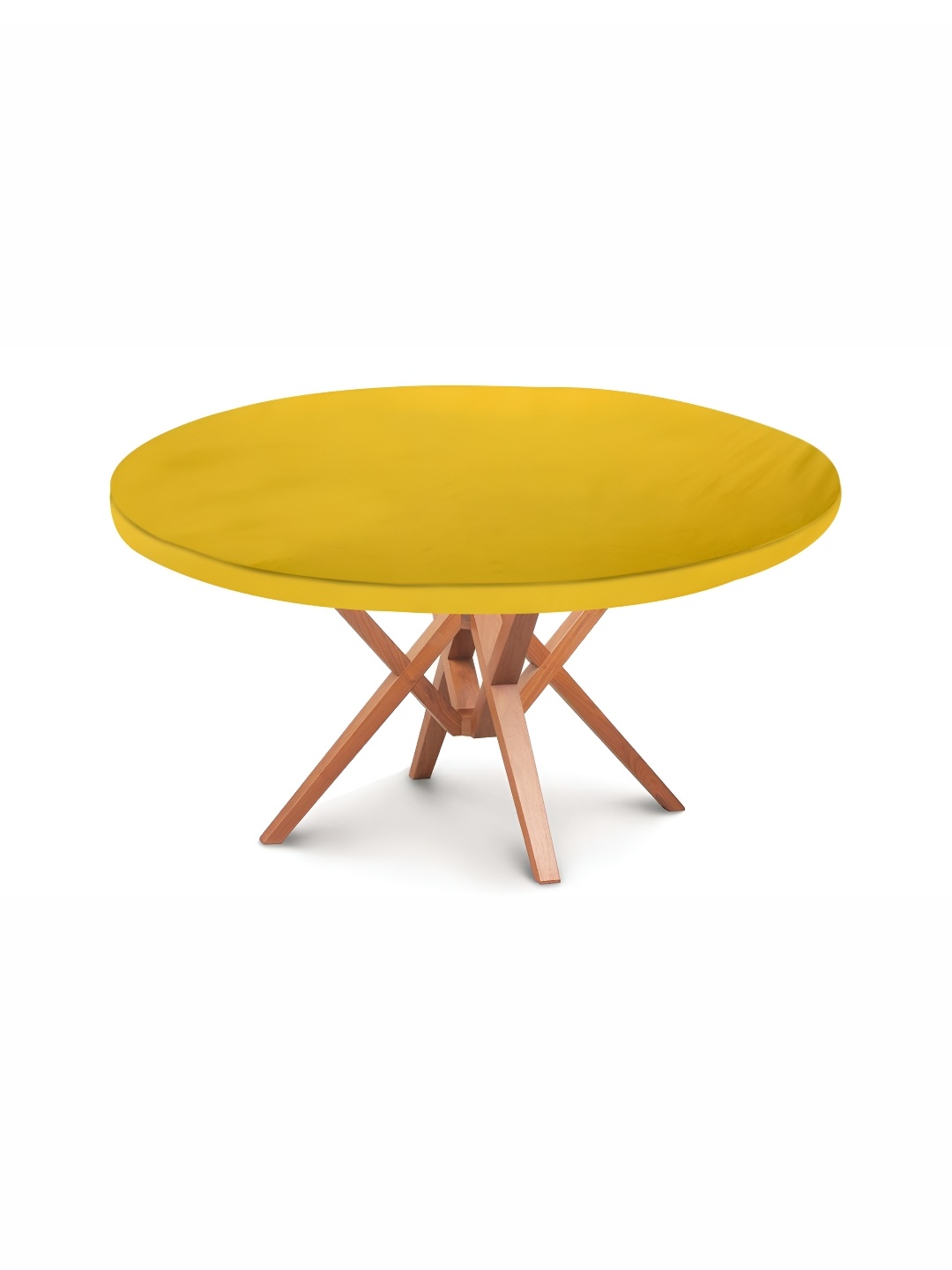 

Stylista Yellow Waterproof Elastic Round 4 Seater Table Cover