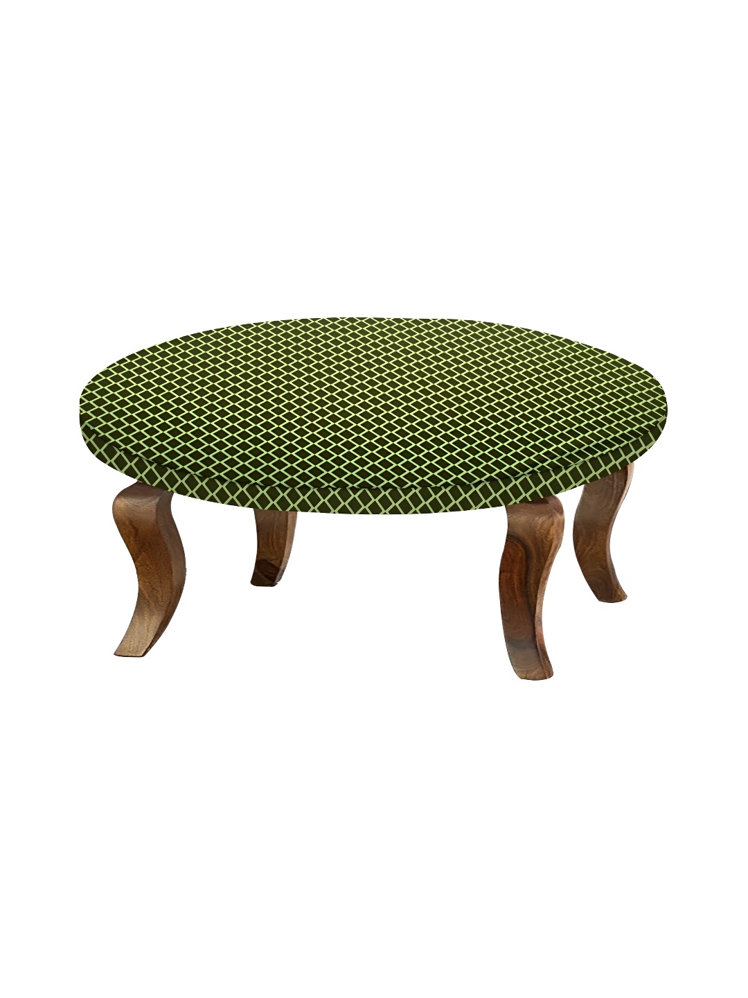

Stylista Black & Green Checked Waterproof Elastic Round 2 Seater Table Cover
