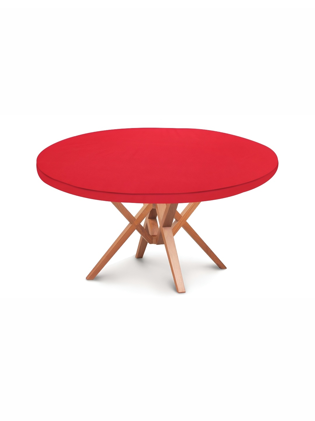 

Stylista Red Waterproof Elastic Round 4 Seater Table Cover