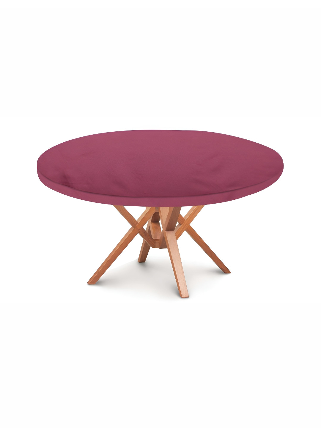 

Stylista Maroon Waterproof Elastic Round 4 Seater Table Cover
