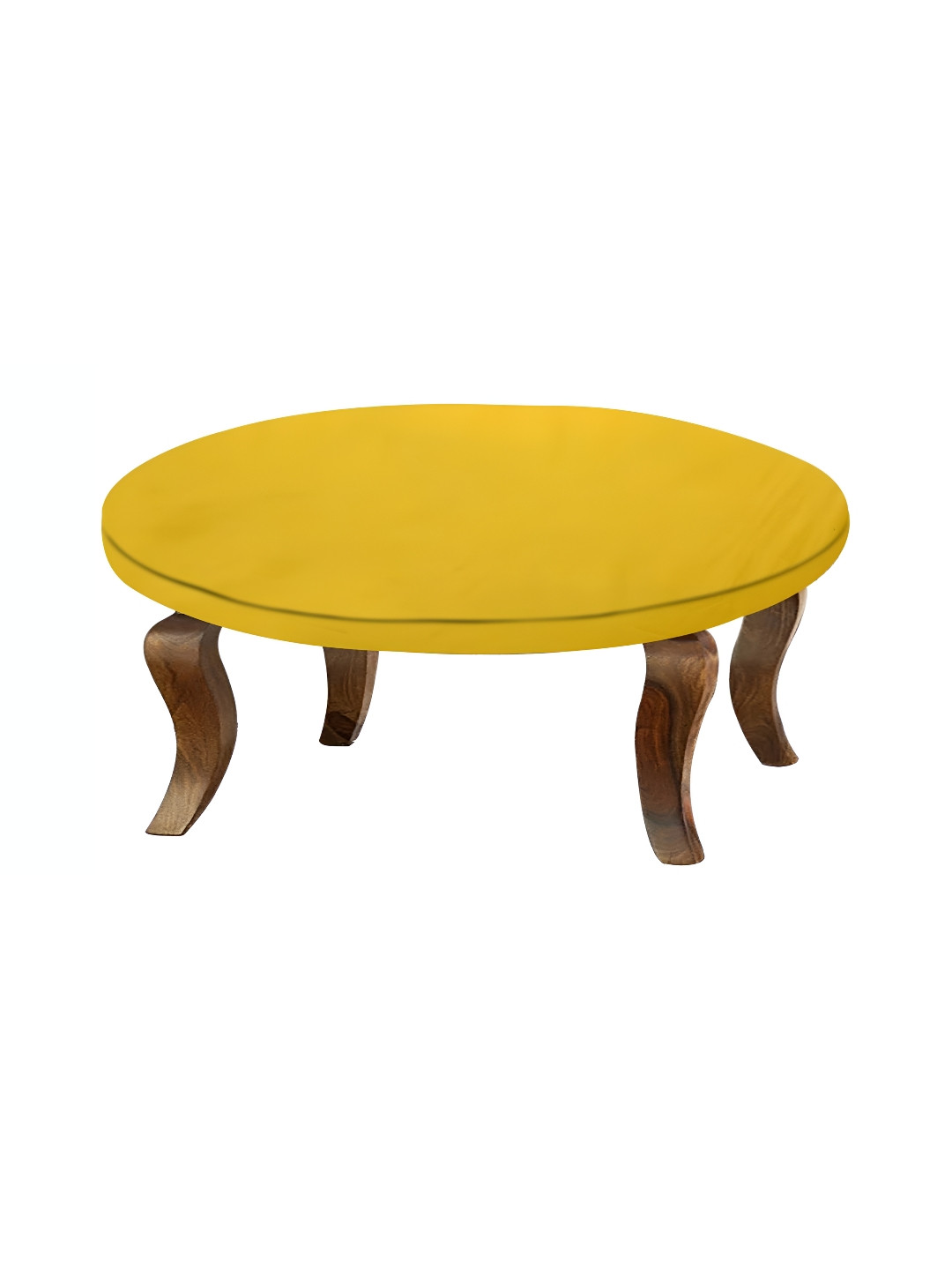 

Stylista Yellow Waterproof Elastic Round 2 Seater Table Cover