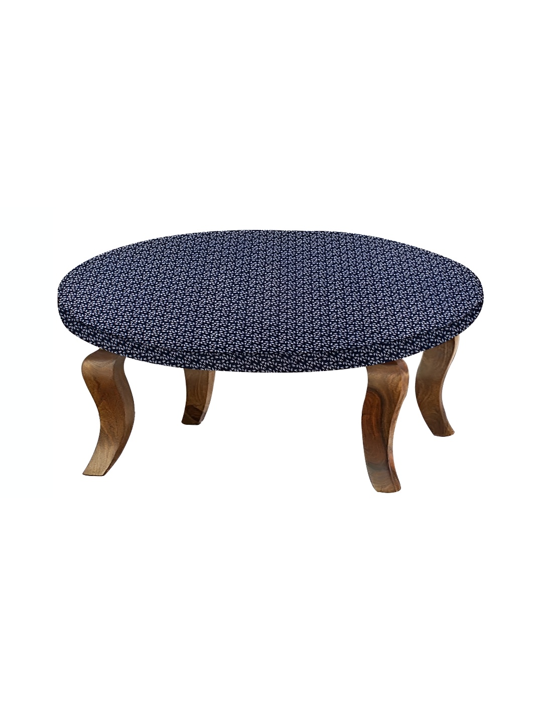

Stylista Blue & White Floral Printed Waterproof Round 2 Seater Table Cover