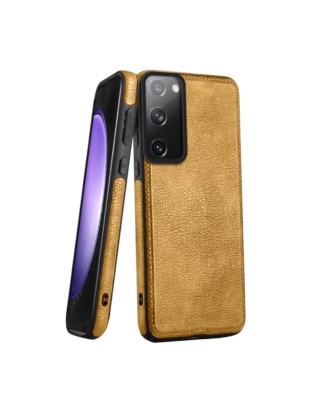 

Karwan Unisex Vegan Leather Samsung S20 FE Mobile Back Case, Brown