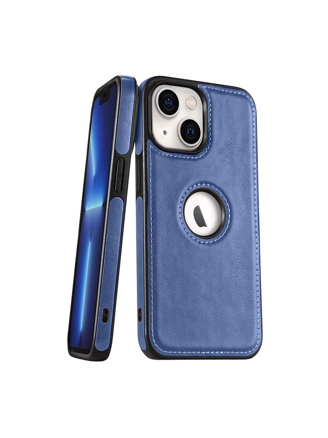 

Karwan iPhone 13 Mobile Back Case, Blue