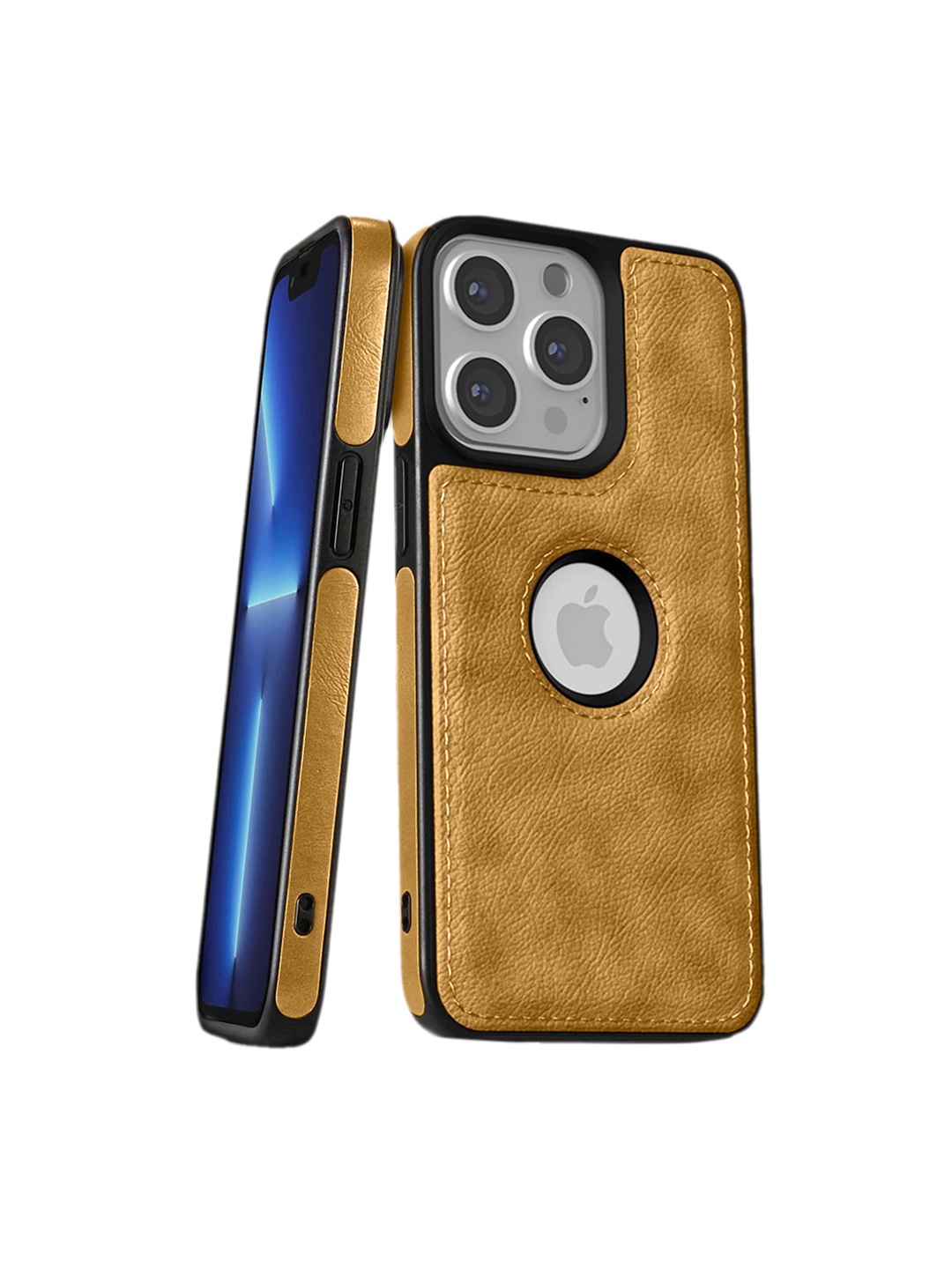 

Karwan Unisex Vegan Leather iPhone 11 Pro Max Mobile Back Case, Brown