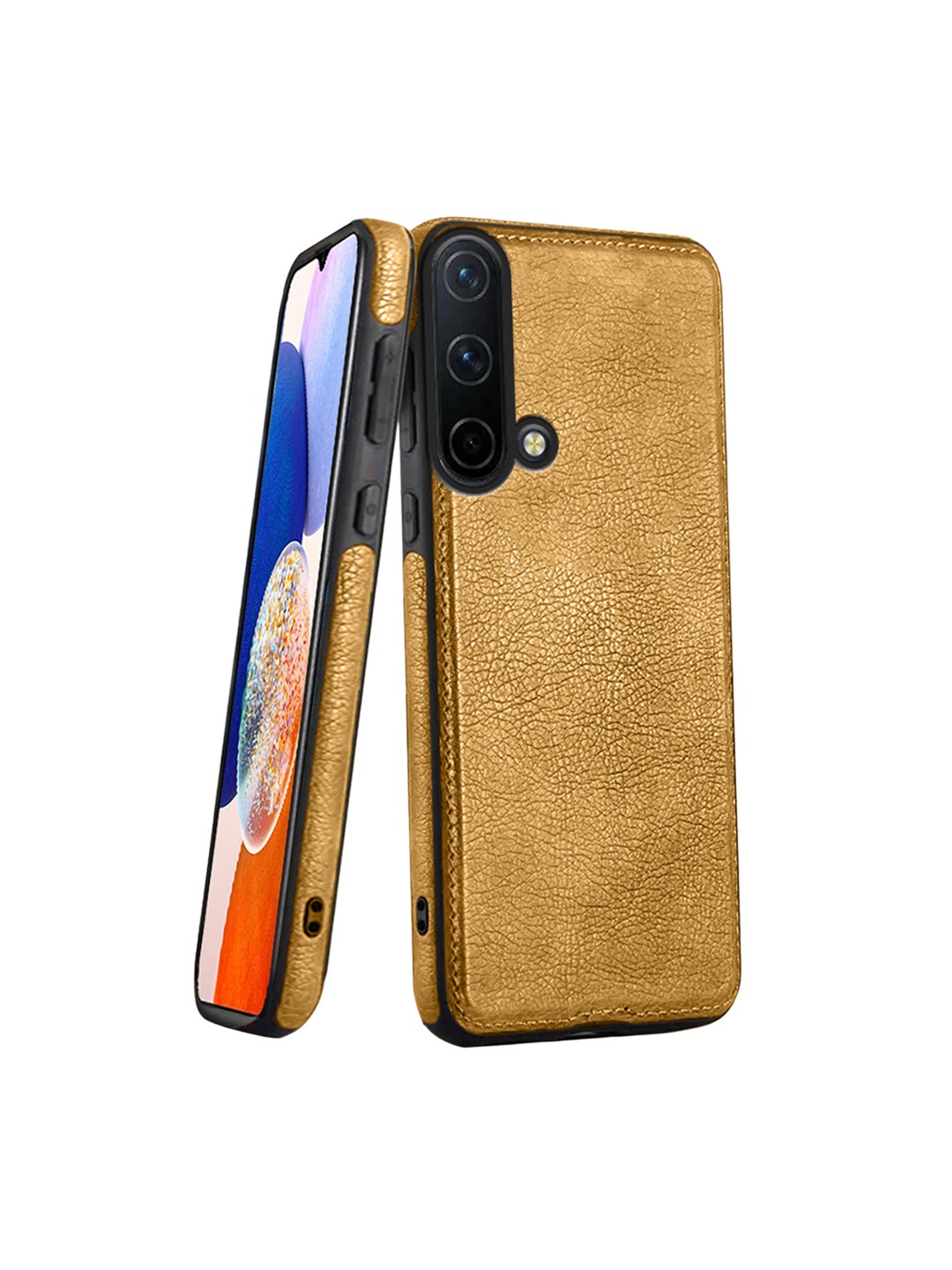 

Karwan Textured Oneplus Nord CE Mobile Back Case, Brown