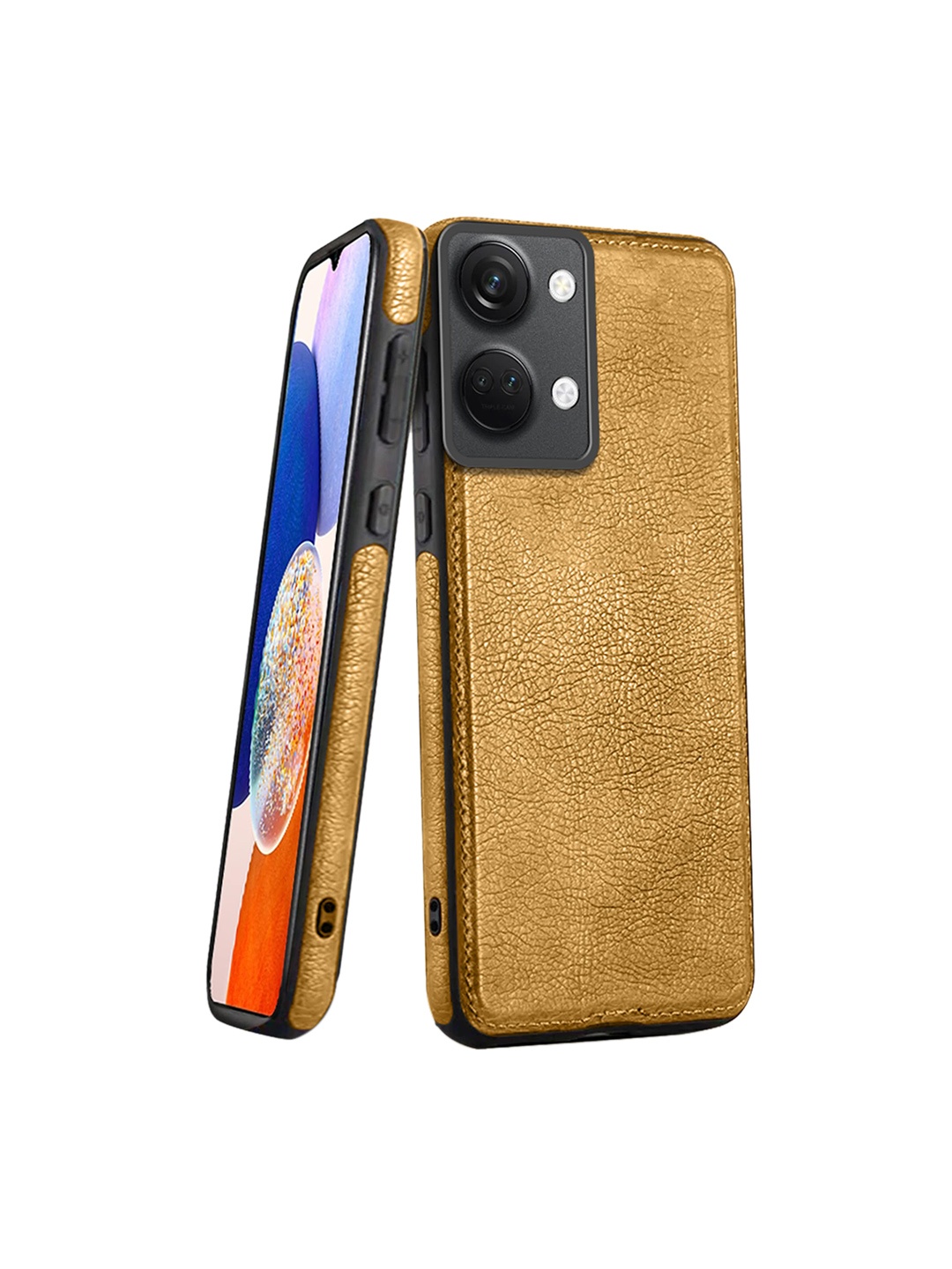 Karwan Vegan Leather Oneplus Nord 3 Mobile Back Case, Brown