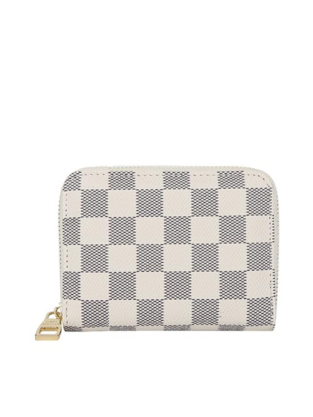 

SYGA Women Printed Leather Card Holder, White