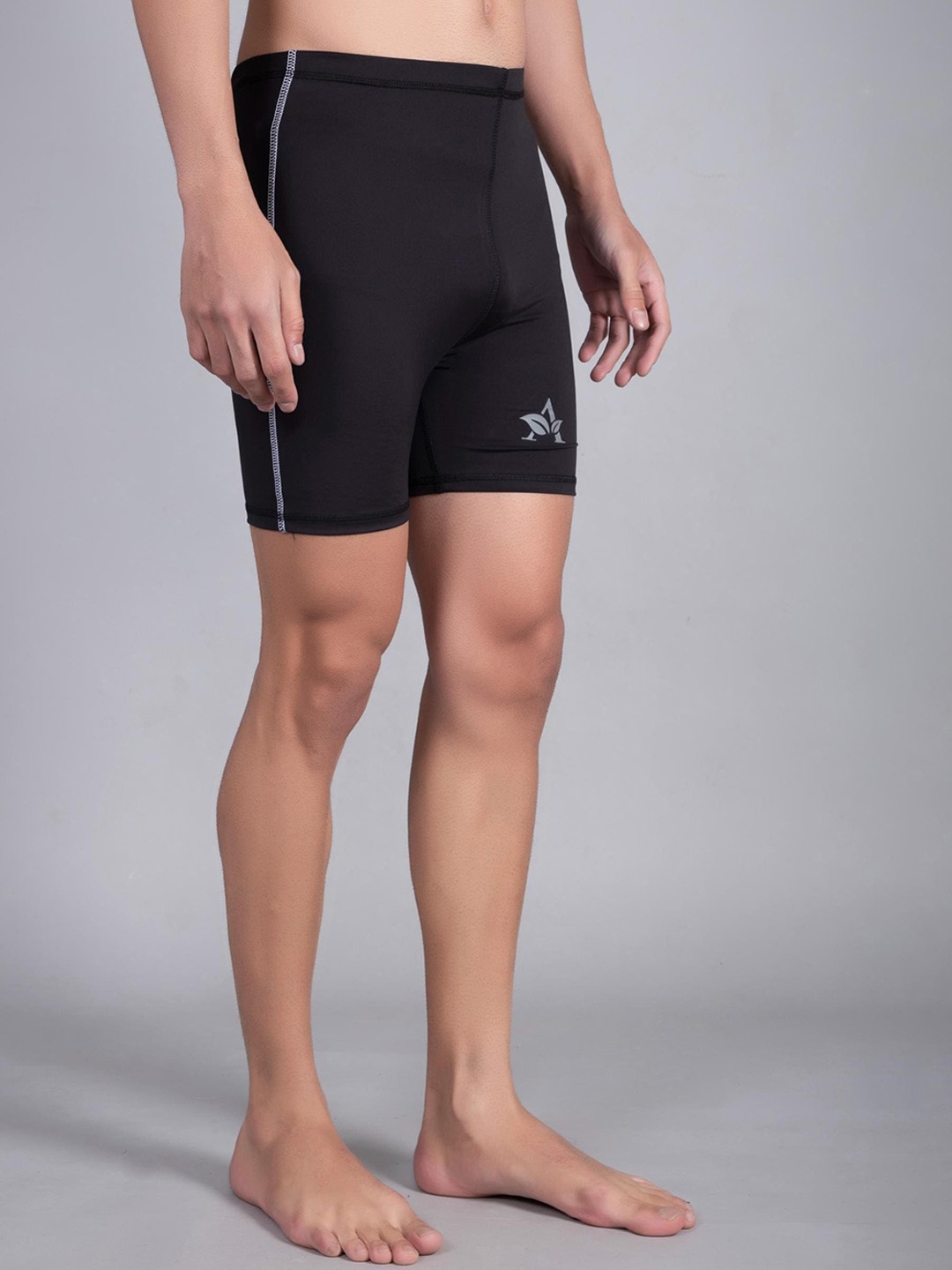 

Apraa & Parma Men Slim-Fit Swim Shorts, Black