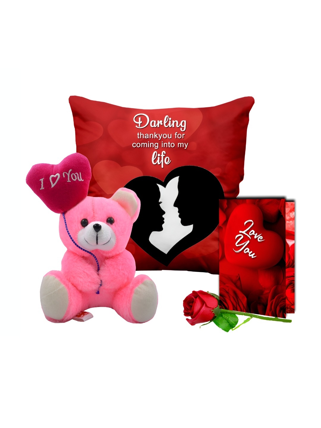 

ME & YOU Red & Pink 4 Pieces Printed Home Gift Sets
