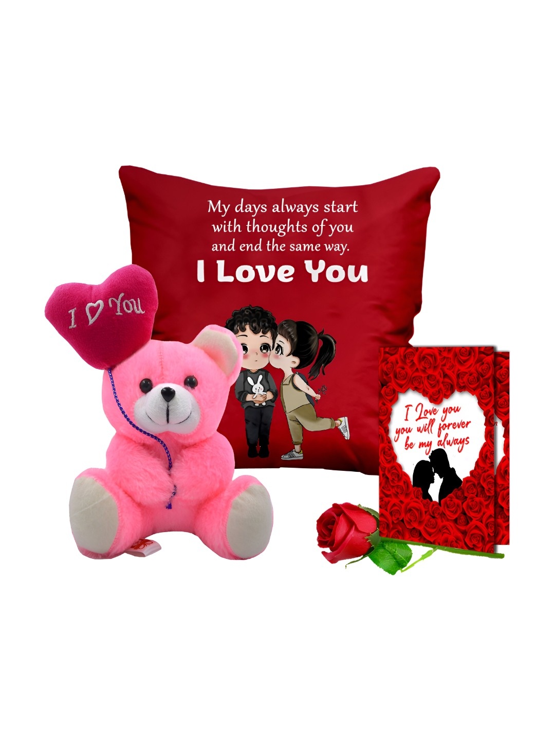 

ME & YOU Red & Pink 4 Pieces Printed Home Gift Sets
