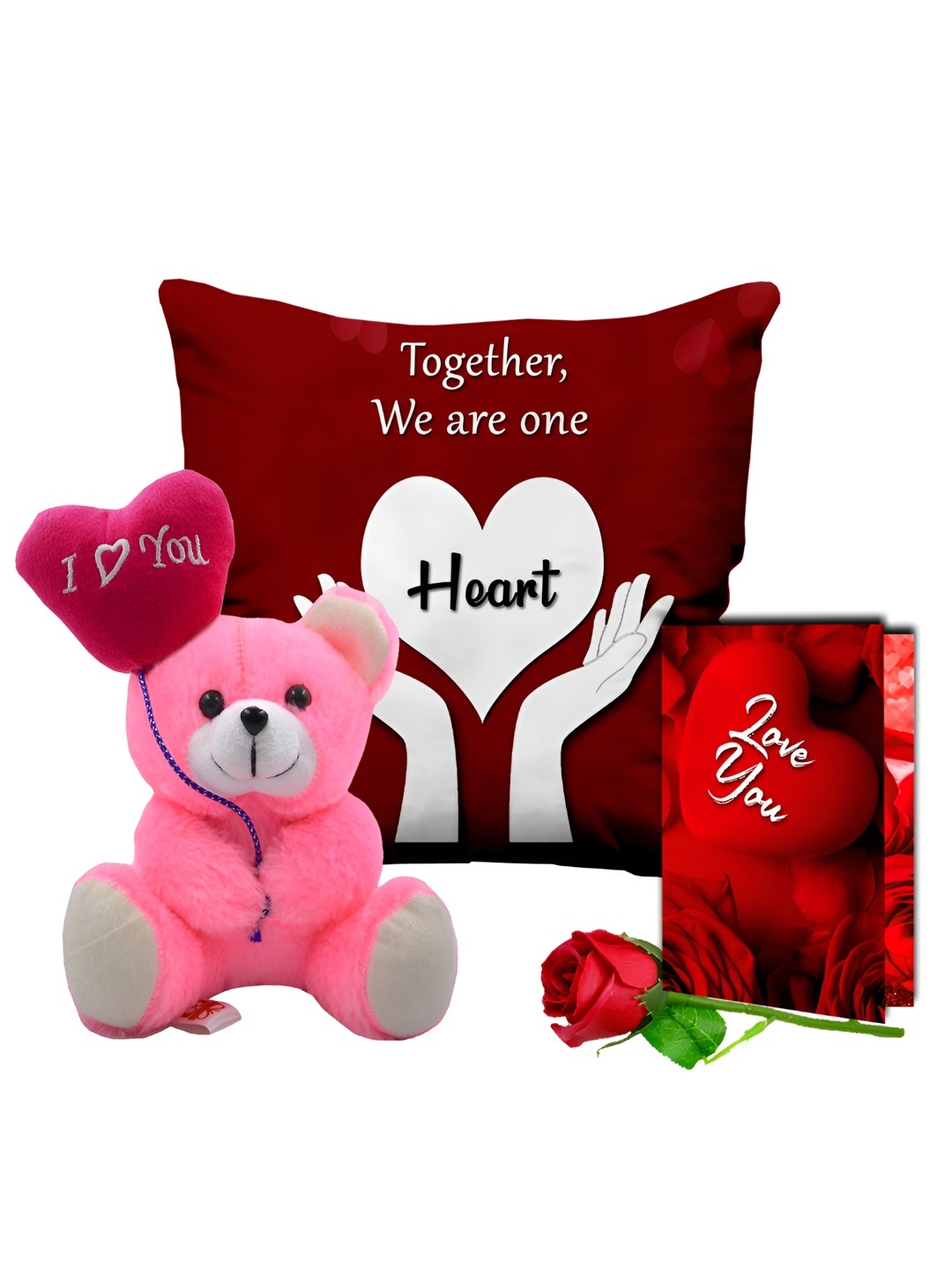 

ME & YOU Red & Pink 4 Pieces Printed Home Gift Sets