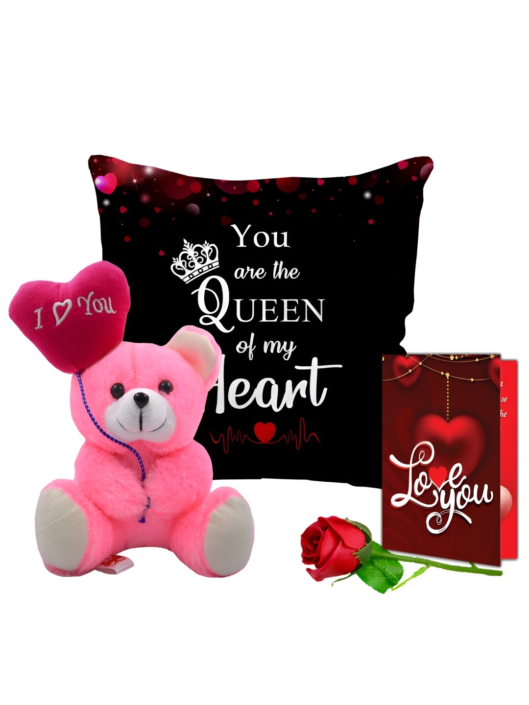 

ME & YOU Red & Pink 4 Pcs Printed Home Gift Sets