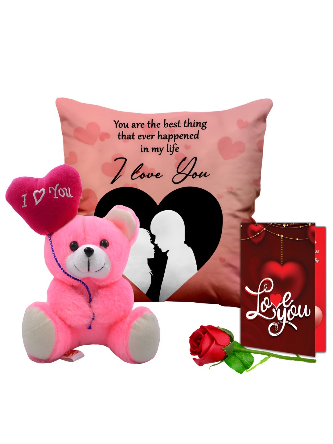 

ME & YOU Red & Pink 4 Pieces Printed Valentine's Day Gift Sets