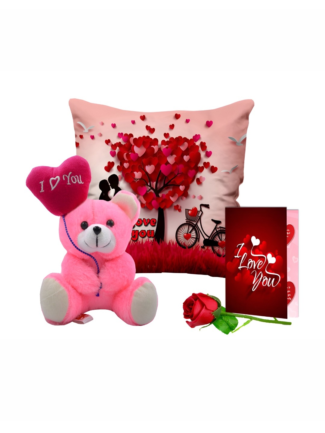 

ME & YOU Red & Pink 4 Pieces Printed Home Gift Sets