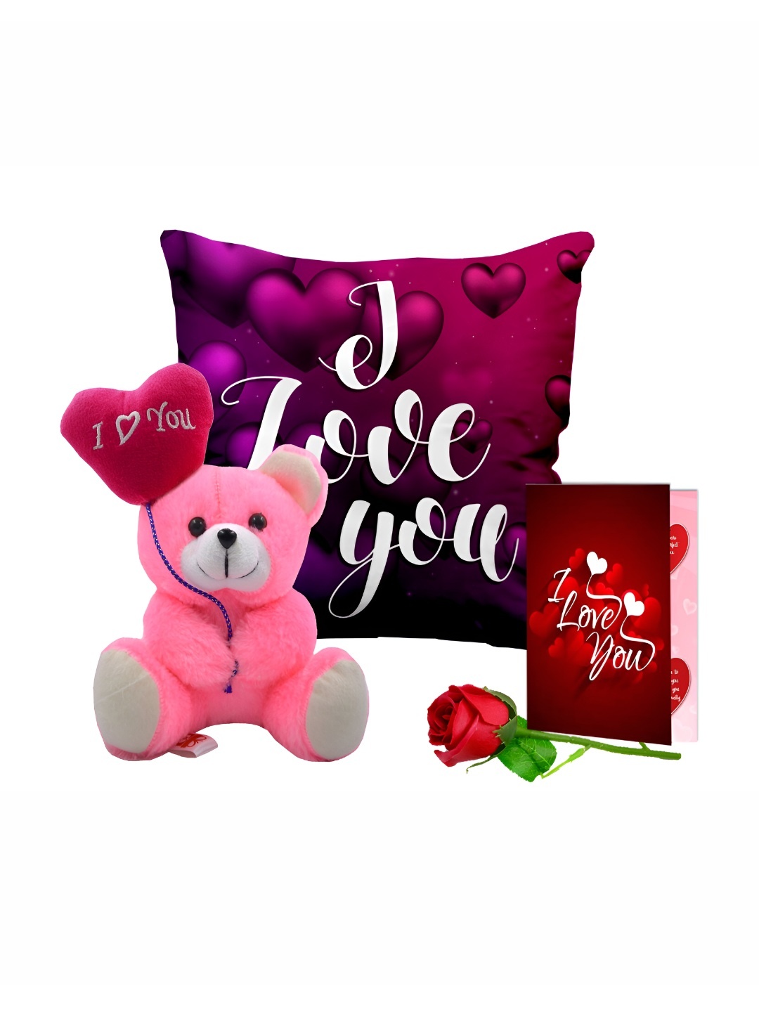 

ME & YOU Red & Pink 4 Pieces Printed Home Gift Sets