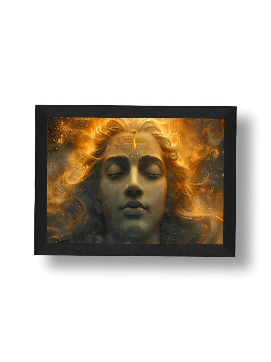 

SAF Beige & Black Religious Shiva Wall Paintings