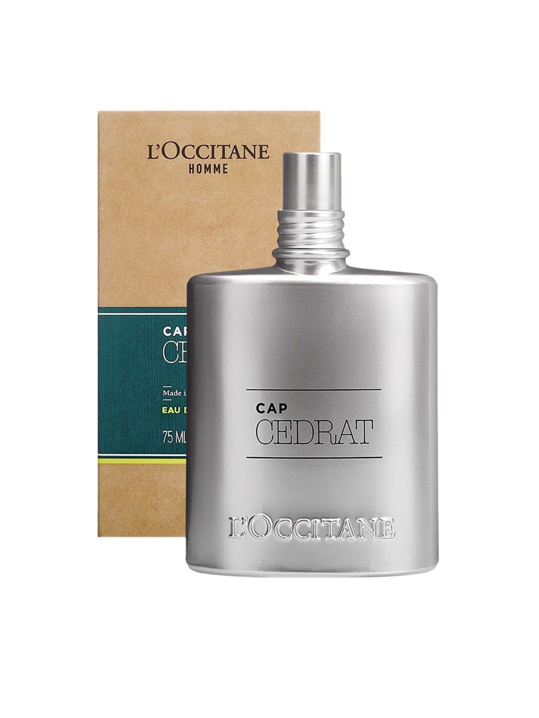 

LOccitane en Provence Men Cap Cedrat Long Lasting Eau De Toilette - 75ml, Transparent