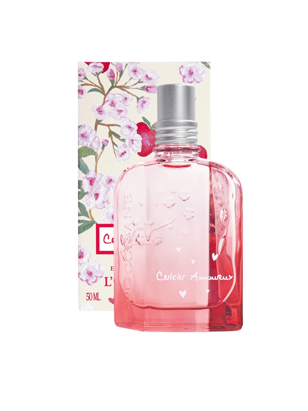 

LOccitane en Provence Women Cerisier Amoureux Long Lasting Eau De Toilette - 50ml, Transparent