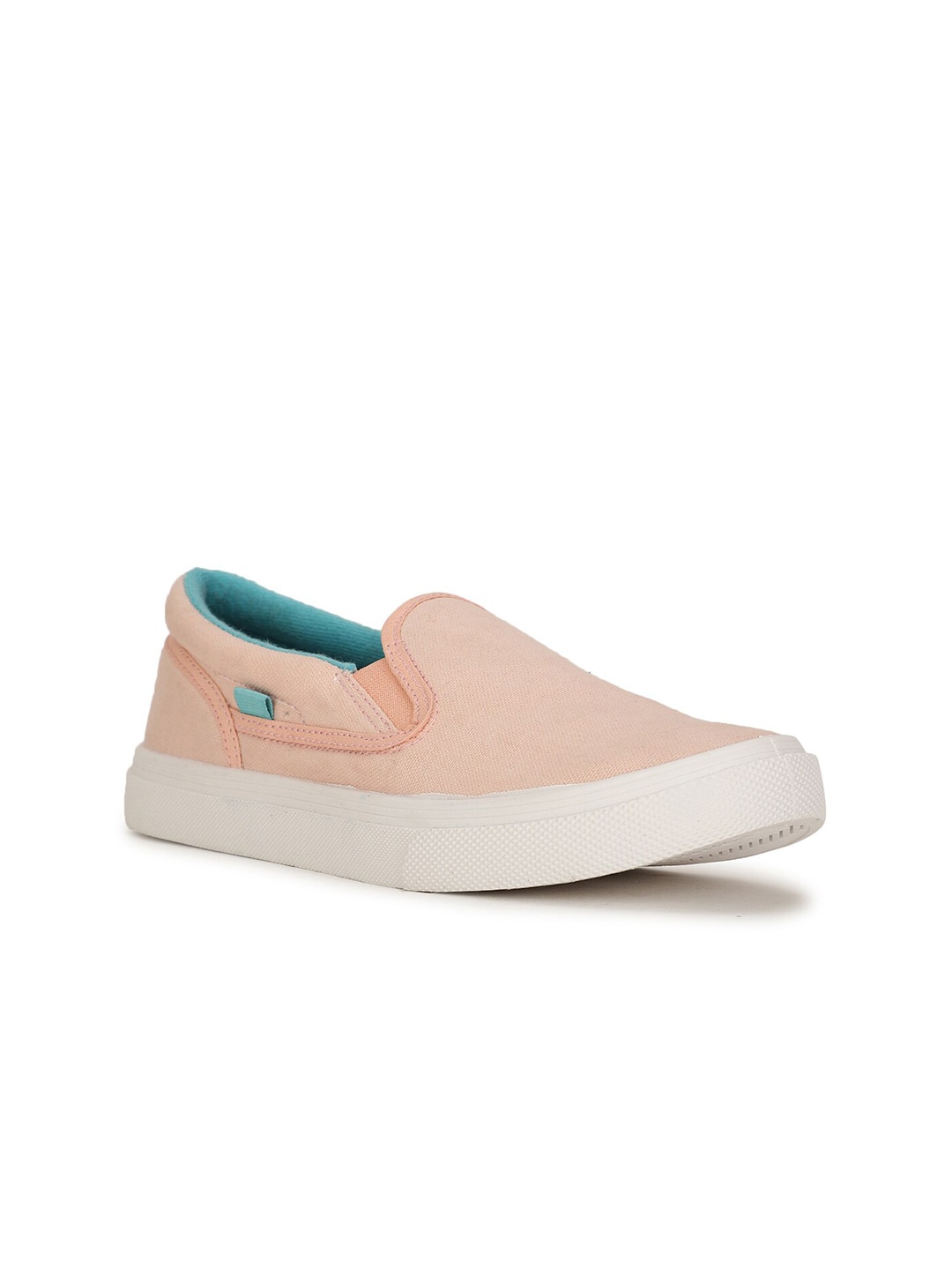 

Bata Women Textured Walking Shoes, Peach