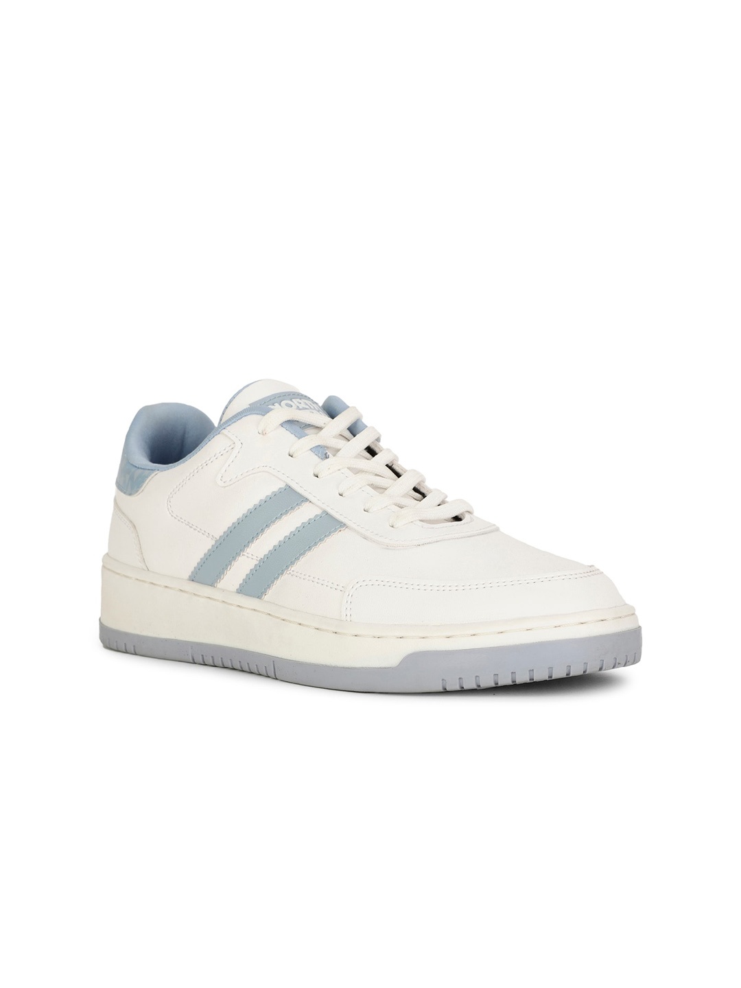 North Star Women Round Toe Striped Sneakers, White