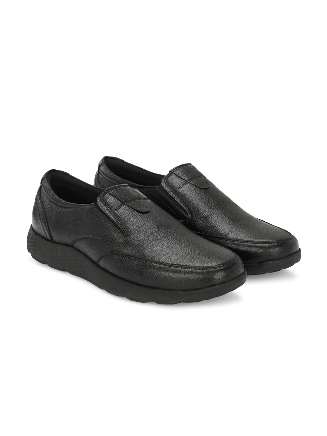 

Delize Men Round Toe Lightweight Memory Foam Slip-On Sneakers, Black