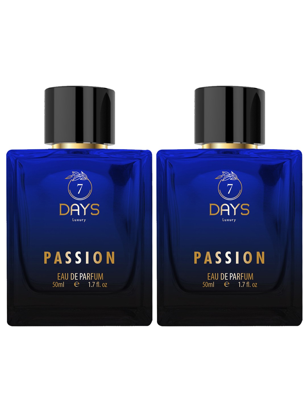

7 DAYS Passion 2-Pcs Long Lasting Eau De Parfum - 50ml Each, Tan