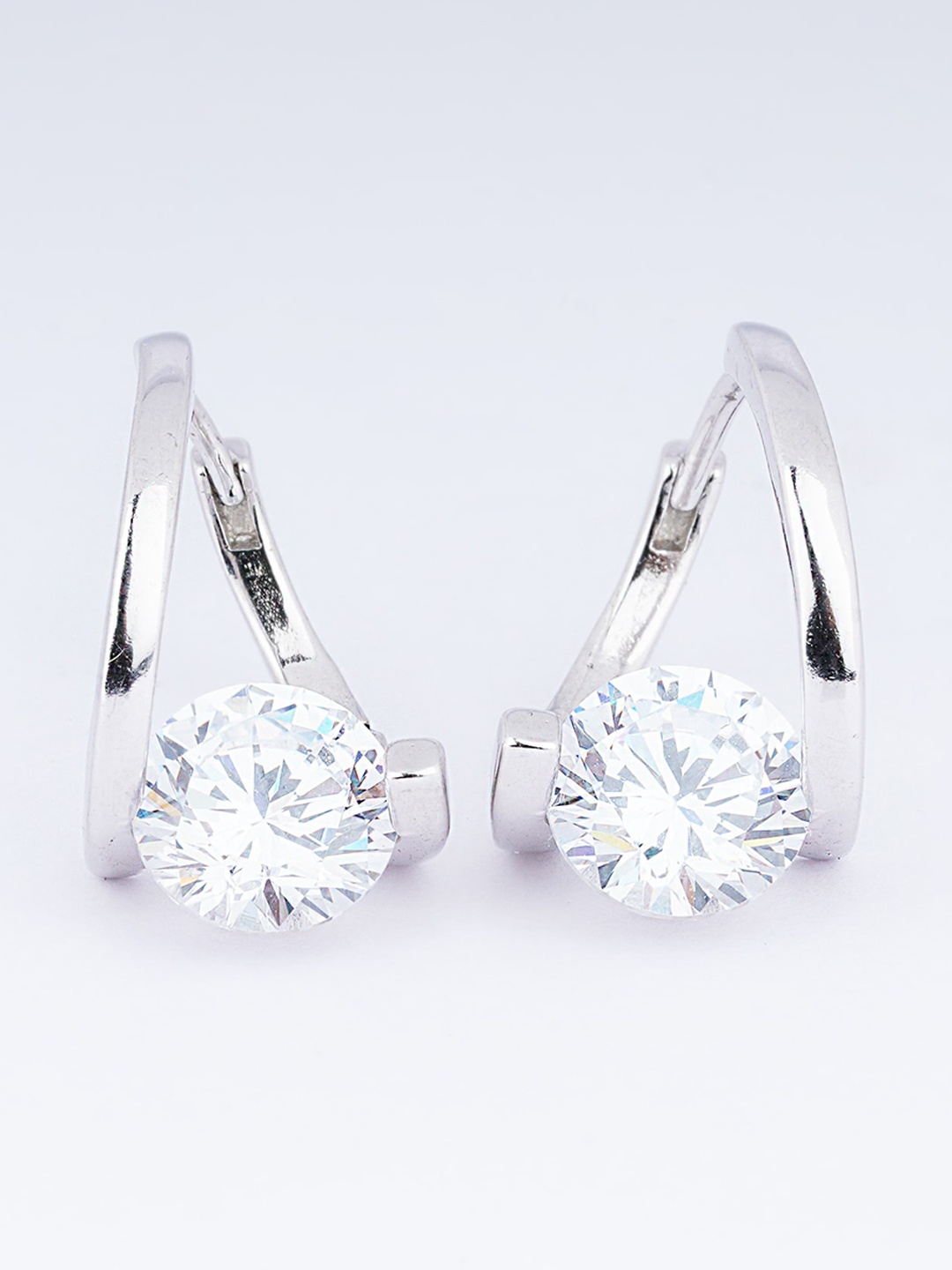 

925 SILLER Contemporary Sterling Silver Studs Earrings