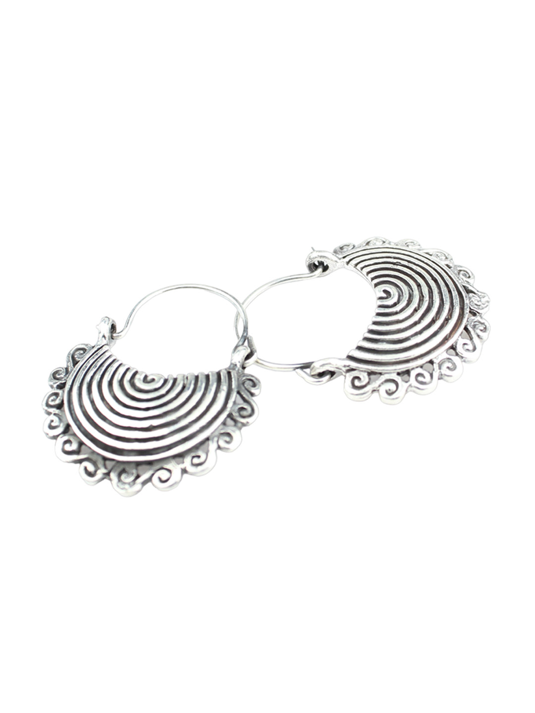 

925 SILLER 925 Pure Silver Oxidized Drop & Dangle Earrings